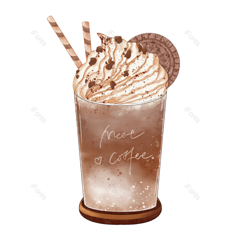 夏天图片,咖啡元素,奶茶PNG,饮料免抠素材